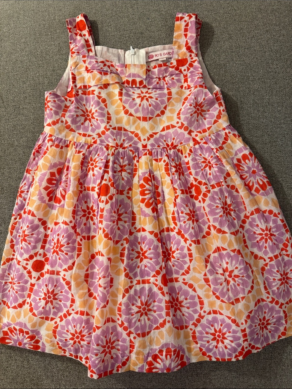 3/$15- Pink & Orange Floral Sundress for Kids